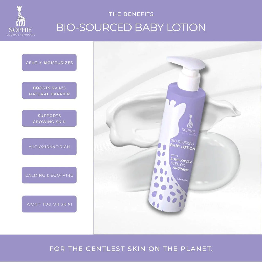 Sophie la Girafe Babycare Bio-Sourced Baby Lotion - Sophie la Girafe Babycare